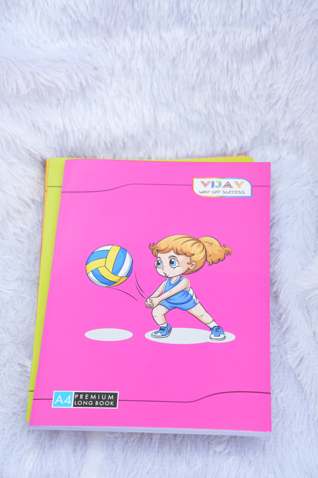 Vijay – A4 Size Notebook | 58 GSM High Quality Pages