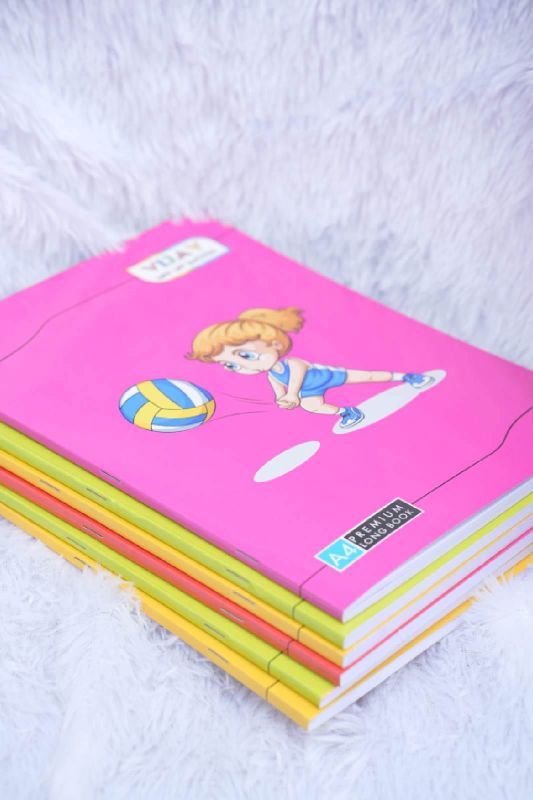Vijay – A4 Size Notebook | 58 GSM High Quality Pages