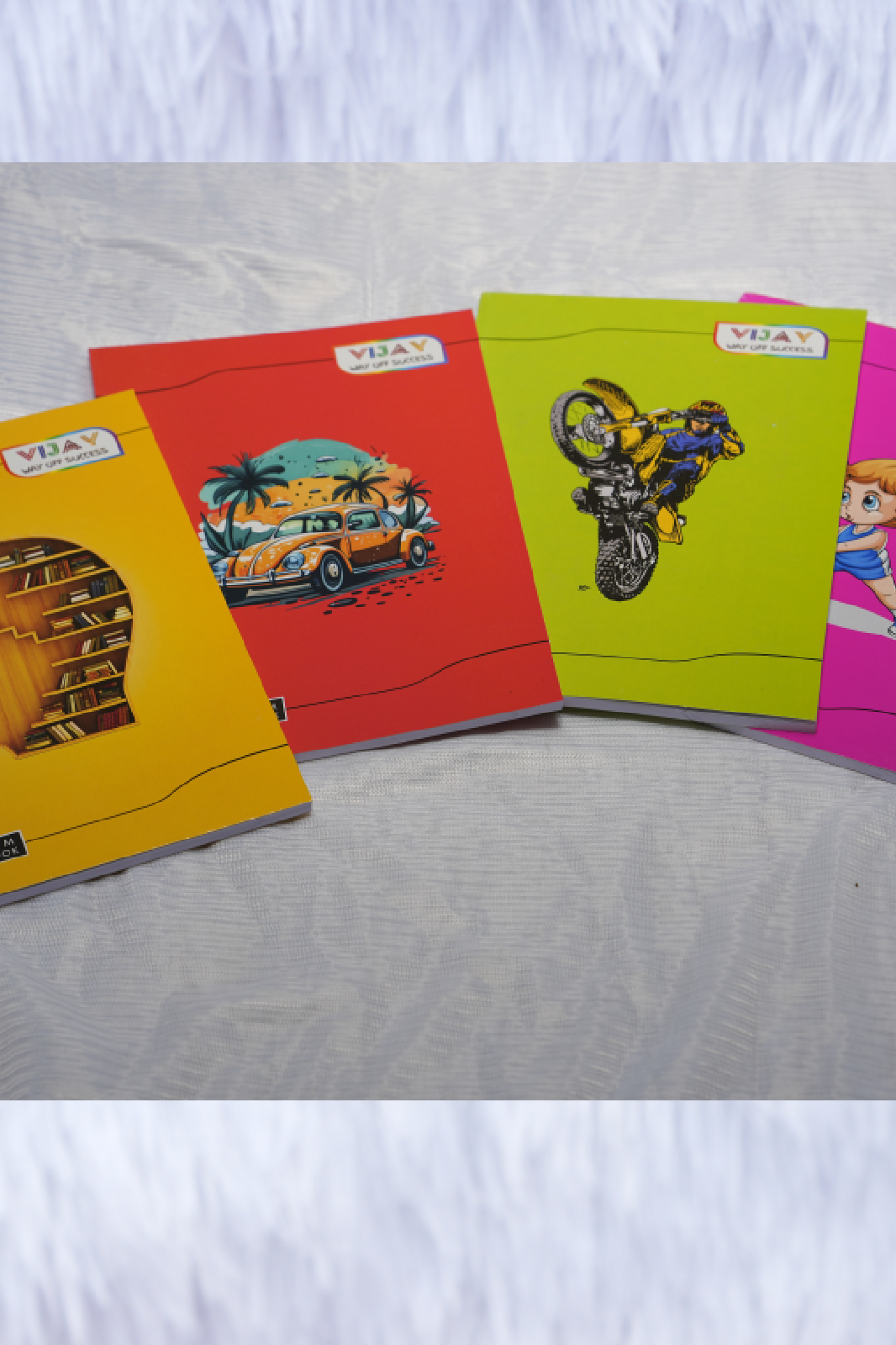 Vijay – A4 Size Notebook | 58 GSM High Quality Pages