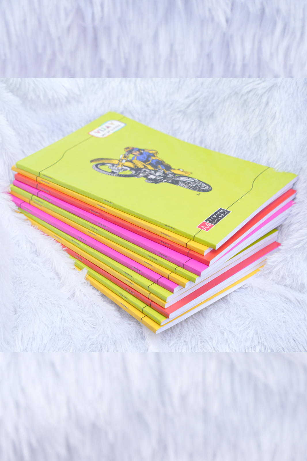 Vijay – A4 Size Notebook | 58 GSM High Quality Pages