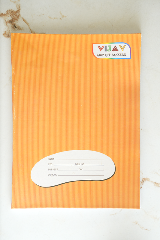 Vijay – A5 Size Notebook | 58 GSM High Quality Pages