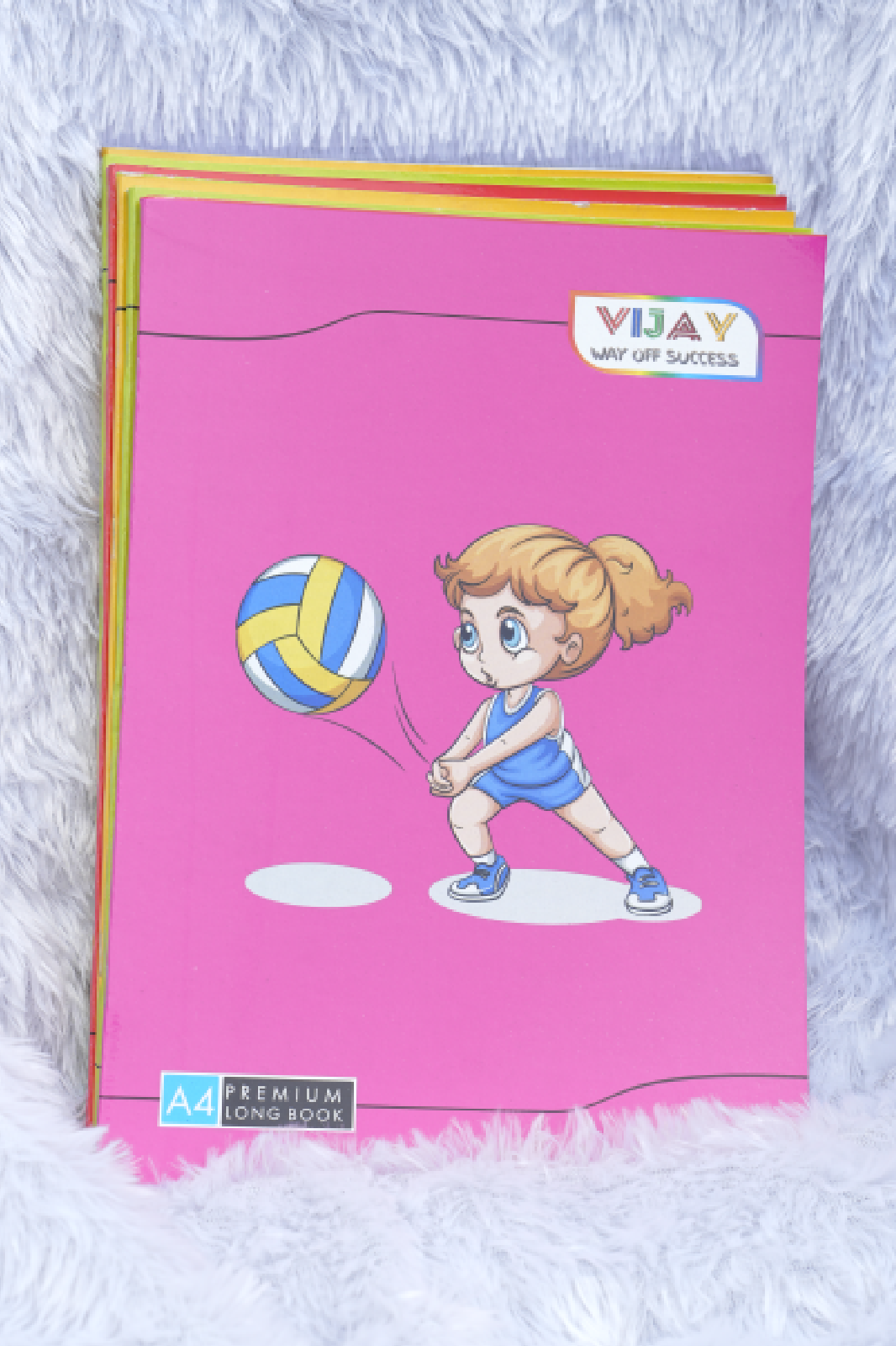 Vijay – A4 Size Notebook | 58 GSM High Quality Pages